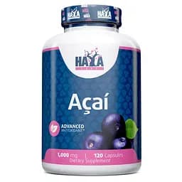 Екстракт фруктів асаї Haya Labs Acai 1000 mg, 120 капсул