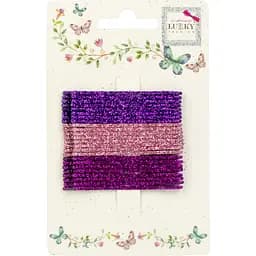 Заколки для волос Lukky 24 шт. фиолетовые/розовые (T18540_фиолетово-розовый)