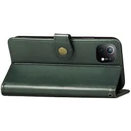 Шкіряний чохол-книжка GETMAN Gallant (PU) для Xiaomi Mi 11 Зелений - мініатюра 3