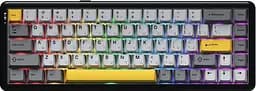 Клавіатура Ajazz AK680 MAX (8+8K) Magnetic Switch Black Gray Yellow Keycaps RG (AK680-M-BGY-A)