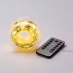 Гірлянда Роса нитка 500 LED довжина 50 м з пультом від мережі, жовтий GarlandoPro 500L50MWY - мініатюра 27