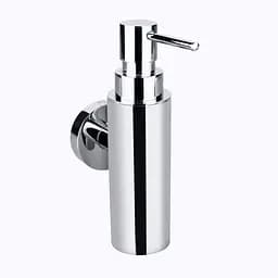 Дозатор для рідкого мила Bemeta Omega настінний 150 мл металевий стакан 104109012, Хром