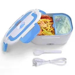 Ланчбокс з підігрівом їжі 220 V, Electric lunch box, ланч-бокс Блакитний - мініатюра 2
