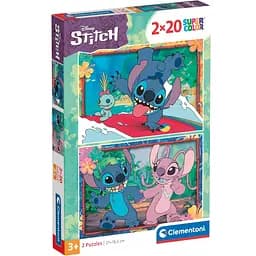 Пазл 2 в 1 Clementoni Disney Stitch: 2 шт. по 20 елементів (24809)