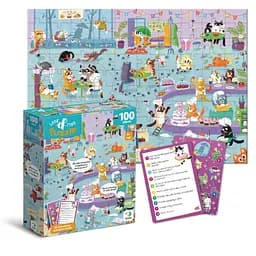 Дитячий пазл Шукай та знаходь "Котяче кафе" DoDo Toys 300667, 100 елементів - мініатюра 2