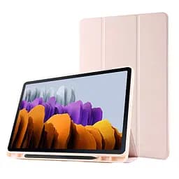 Чехол SlimTPU S-Pen holder Samsung Galaxy Tab S10+ Plus/Fe+/S9 Plus Светло-розовый