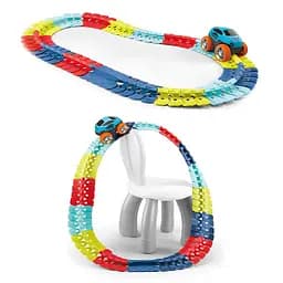 Интерактивный трек с инерционной машинкой SHT 188 Changeable Trak (92pcs/1CAR) Colorful Epik