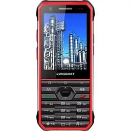 Телефон Conquest F3 6/128Gb Red english key