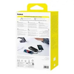 Повербанк Baseus 20000 mAh 22.5W з вбудованими кабелями Type-C та Lightning з LED-дисплеєм і швидкою зарядкою PD/QC - мініатюра 11