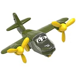 Іграшковий літак ТехноК 9666TXK дитячий Літак темно-зелений