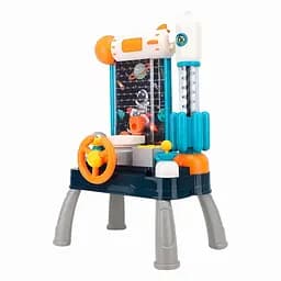 Автотренажер ZZ1439B Космос с рулем, светом, музыкой и шарами разноцветный