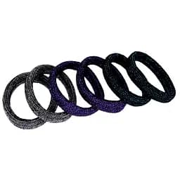 Резинки для волосся Кольорова з блиском-1 La-beauty 0307-1113-1, 50 шт