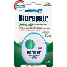Зубна нитка-флос Biorepair Щоденний захист з гідроксиапатитом 50 м