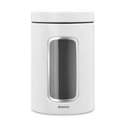 Ємність Brabantia Window Canister для зберігання сипучих продуктів, 1,4 л, сріблястий (306082)