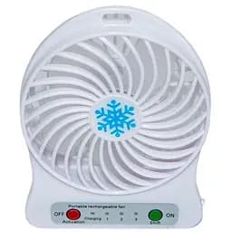 Маленький настільний вентилятор на стіл Portable fan білий, usb вентилятор | вентилятор micro usb (ST)