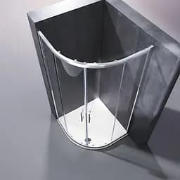 Душова кабіна без піддону Koer SR SC04-90x90x195-TR-01 прозоре скло Easy Clean 5 мм, хром KR5360, Універсальна, прозорий, хром - мініатюра 3