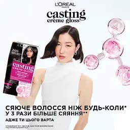 Уцінка. Фарба-догляд для волосся без аміаку L'Oreal Paris Casting Creme Gloss відтінок 3102 Шоколадний Холодний Атлас 120 мл (AA008400) - мініатюра 3