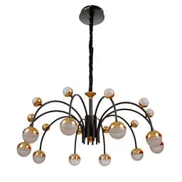 Люстра Brille молекула подвесная LED 90W WW+NW+CW BK+GD (BL-79S/20)