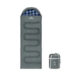 Спальний мішок з капюшоном Naturehike Clear Sky CNK2450WS042 (220 х 80см) Сірий