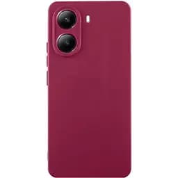 Чохол Silicone Cover Lakshmi Full Camera AA для Xiaomi 14T Pro Бордовий / Marsala
