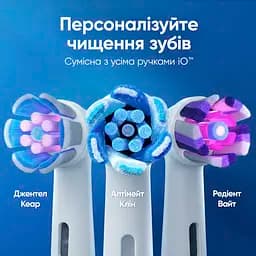 Набір електричних зубних щіток Oral-B iO3 чорна та блакитна + Футляр - мініатюра 8