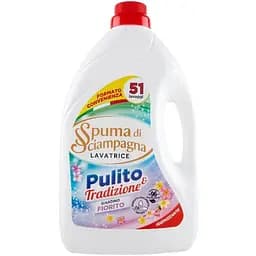 Рідкий засіб для прання Spuma di Sciampagna Lavatrice Pulito Tradizione універсальний 51 прання 3 л