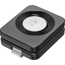 Бездротовий зарядний пристрій WiWU Wi-W028 3in1 Wireless Charger with MagSafe Black [121108] - мініатюра 4