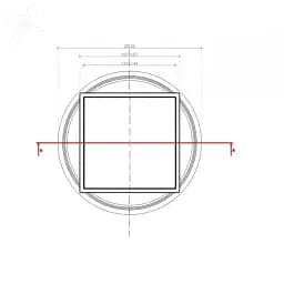 Душовий трап Pestan Confluo Plate Vertical 2в1 15х15 см (240159) - мініатюра 6
