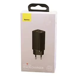 МЗП Baseus GaN2 Lite Quick ChargerC + U 65W EU Black - мініатюра 3