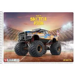 Альбом для малювання Школярик Джип для хлопчиків 20 аркушів (PB-SC-020-548)