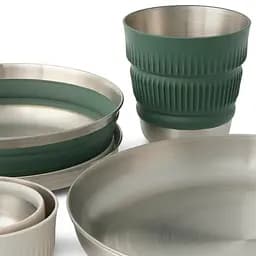 Набір посуду Sea To Summit Detour Stainless Steel Collapsible Dinnerware Set (1033-STS ACK039041-122101) - мініатюра 5