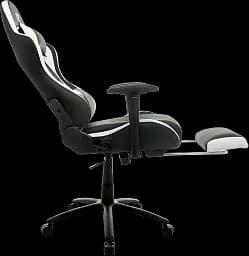 Геймерське крісло GT Racer чорне з білим (X-2534-F Black/White) - мініатюра 5