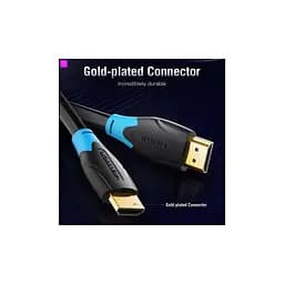 Кабель мультимедійний HDMI M to HDMI M 3.0m black Vention (AACBI) - мініатюра 4