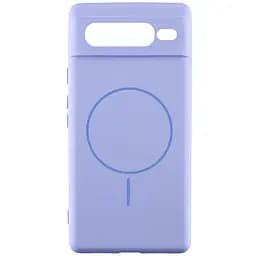 Чохол Silicone Cover Lakshmi Full Camera (AA) with MagFit для Google Pixel 7 Pro Бузковий / Dasheen