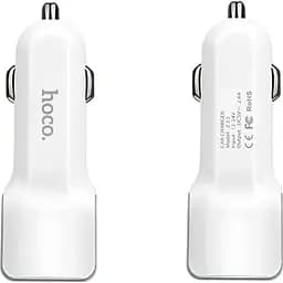 Адаптер ОЗУ Hoco Z23 dual-port car charger 2USB 2.4A - мініатюра 3