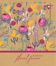 Набір зошитів Yes Floral frame А5 в лінійку 18 аркушів 10 шт. (765091) - мініатюра 4