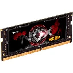 Модуль пам'яті SO-DIMM DDR4 Apacer NOX 8 GB 3200MHz Black [A4S08G32CLYBDAA-1] [102388] - мініатюра 2