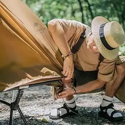 Намет Naturehike NH22ZP020 одномісний коричневий - мініатюра 5