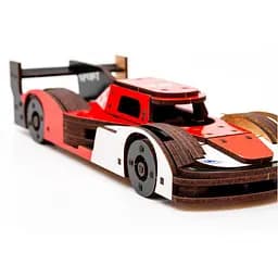 Дерев'яний 3D конструктор Racing Car Puz-01037, 146 деталей - мініатюра 2