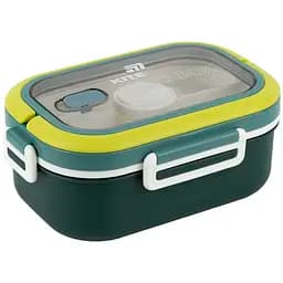 Ланчбокс Kite з розділювачем зелений 1.1 л (K25-1182-3)