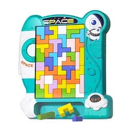 Дитяча розвиваюча іграшка 3 в 1 "Пазли, тетріс, танграм" Bambi 8792(Turquoise)