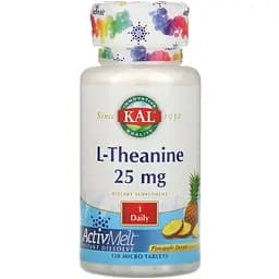 Аминокислота KAL L-Theanine 25 мг 120 таблеток