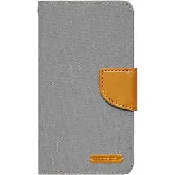 Чохол-книжка Goospery Canvas Diary Universal 4-4.5" Gray