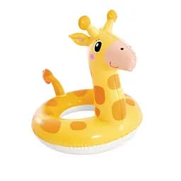 Детский надувной круг Big Animal Rings Жираф Intex 59221(Yellow) размер 81х58 см