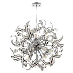 Люстра підвісна Brille галогенна G9 40W CH (BR-01398S/25)