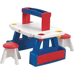 Двусторонний стол для творчества с двумя стульями Step 2 Creative Projects (41379)