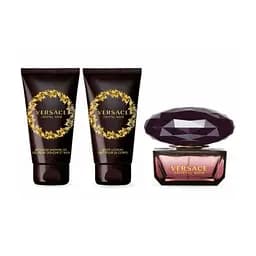 Набор Versace Crystal Noir (edt 50ml + b/lot 50ml + sh/gel 50ml)
