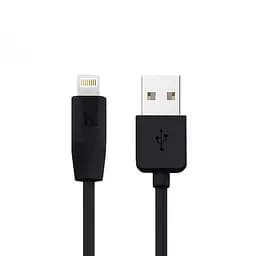 USB Cable Hoco X1 Rapid Lightning Black 1m