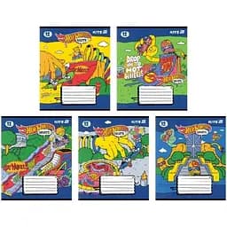 Зошит учнівський "Hot Wheels Skate" Kite HW25-232-2 12 аркушів1 шт. в асортименті
