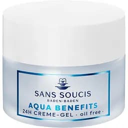 Увлажняющий крем-гель для лица Sans Soucis Aqua Benefits 24h Cream Gel для нормальной и комбинированной кожи 50 мл